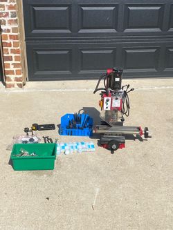 WTS Mill Drill 44991 with accessories Central Machinery Sieg X2