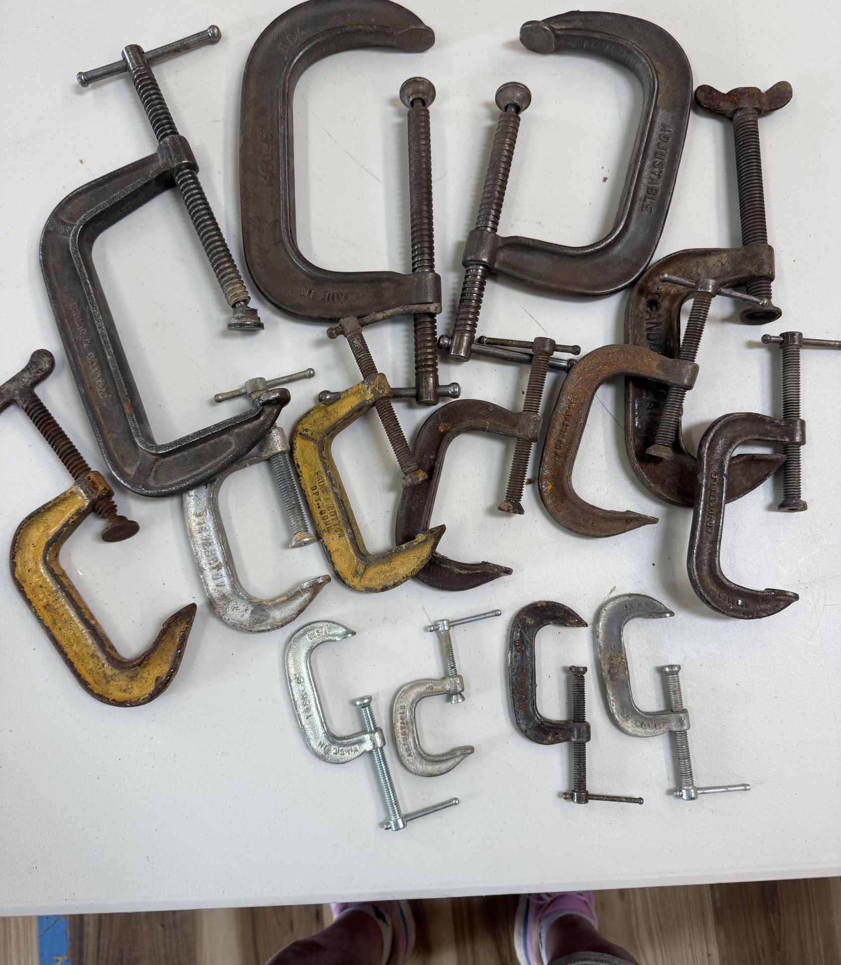 Assorted C Clamps (14)