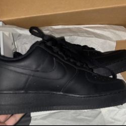 Black Airforce 1's  size 9 mens