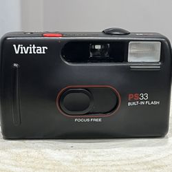 Vivitar PS35 35MM Film Point and Shoot Film Camera For Parts ONLY Vintage