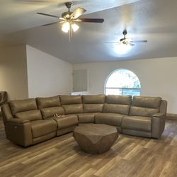 Leather Sectional