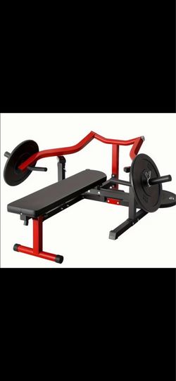 Bench press machine. Safe solo workouts! Barely used.