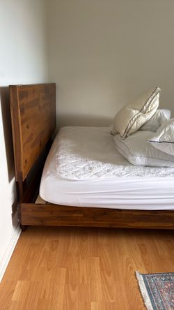 $50 Wooden QUEEN BED