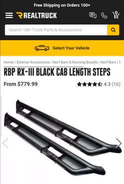 RBP Running Boards / Side Steps / Nerf Bars – 2004–2010 Ford F-150 SuperCab