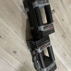 power block adjustable dumbbells 