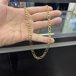 14k Solid Figaro Chain 22” ✅ Compro Oro Y Plata