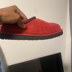 Red Ugg Slides 