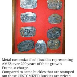 BELT BUCKLES AMES CO. HISTORY