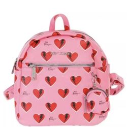 Betsey Johnson Hearts Backpack 