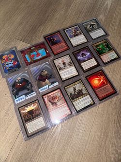 Bundle of cards. Magic the gathering & SpongeBob & Monsters Inc.