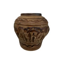 NY: Antique 1940's Elephant Pottery Vase