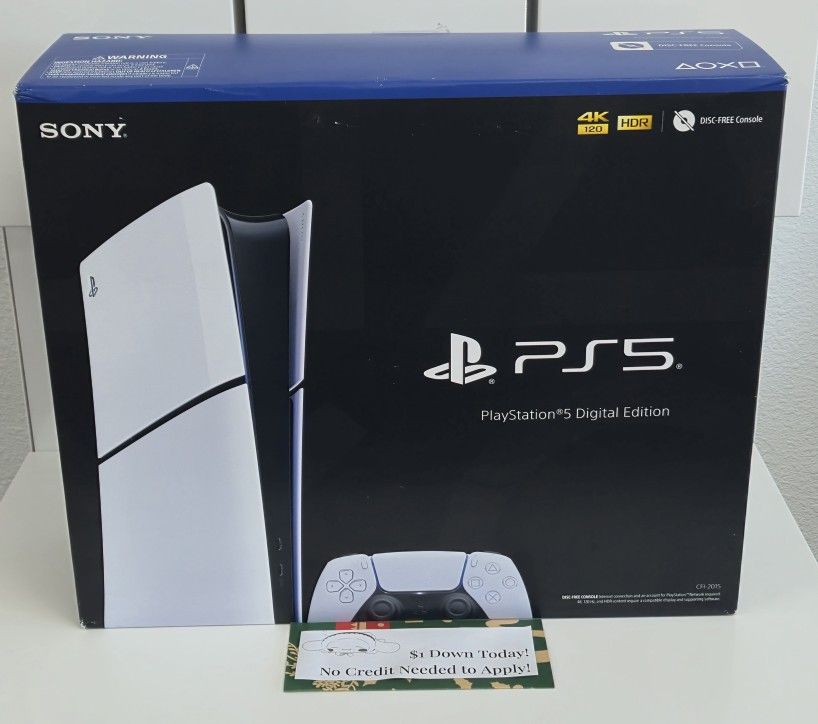 Sony Playstation 5 NEW PS5 Slim Gaming Consoles - Payments Available - Pay $1 Down To take It home