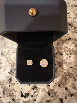 Real Moissanite Earrings