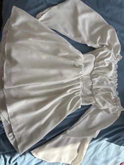 White dress size P