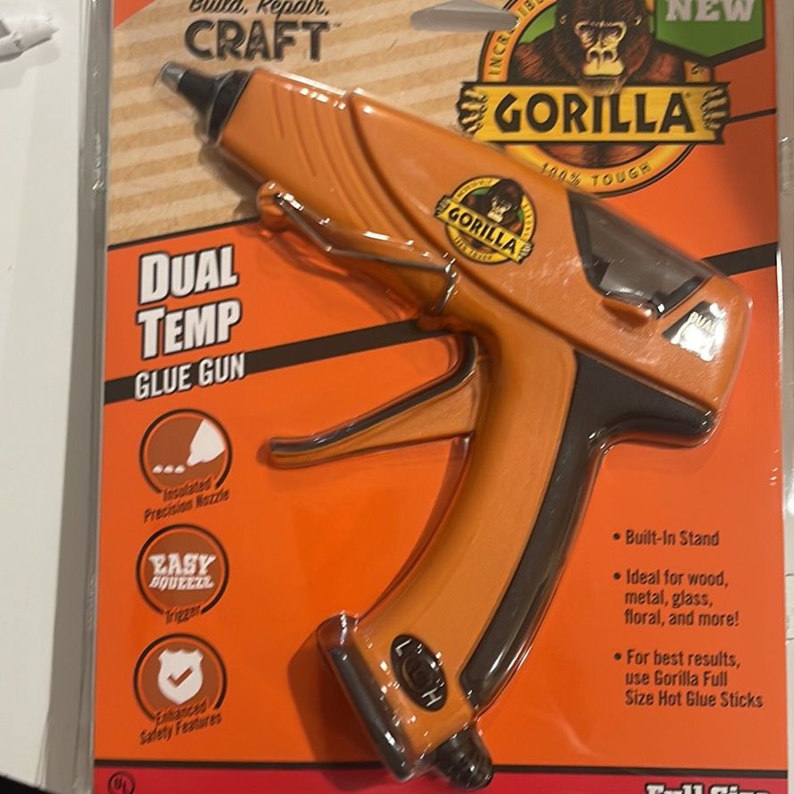 Gorilla Dual Temp Mini Hot Glue Gun, 1 Each