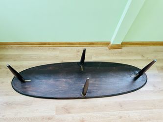 Vintage Mersman Mid Century Surfboard Coffee Table MCM RARE