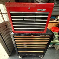 CRAFTSMAN 20 DRAWER WIDE ROLLING TOOL CHEST COMBO