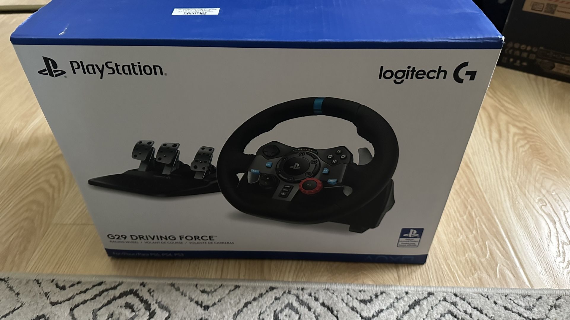 Logitech G29 Gaming Steering wheel PS4/PS5/PC
