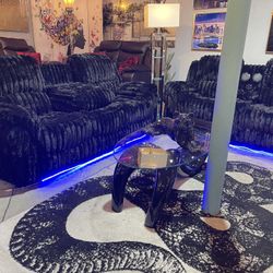 Super Plush Reclining Sofa And Loveseat Over 50% Off! 