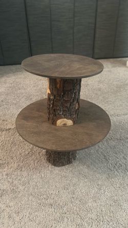 2-Tier Cupcake Stand - Custom Made - Wood