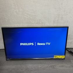 Phillips 32” Roku TV 4664 Series Brand New