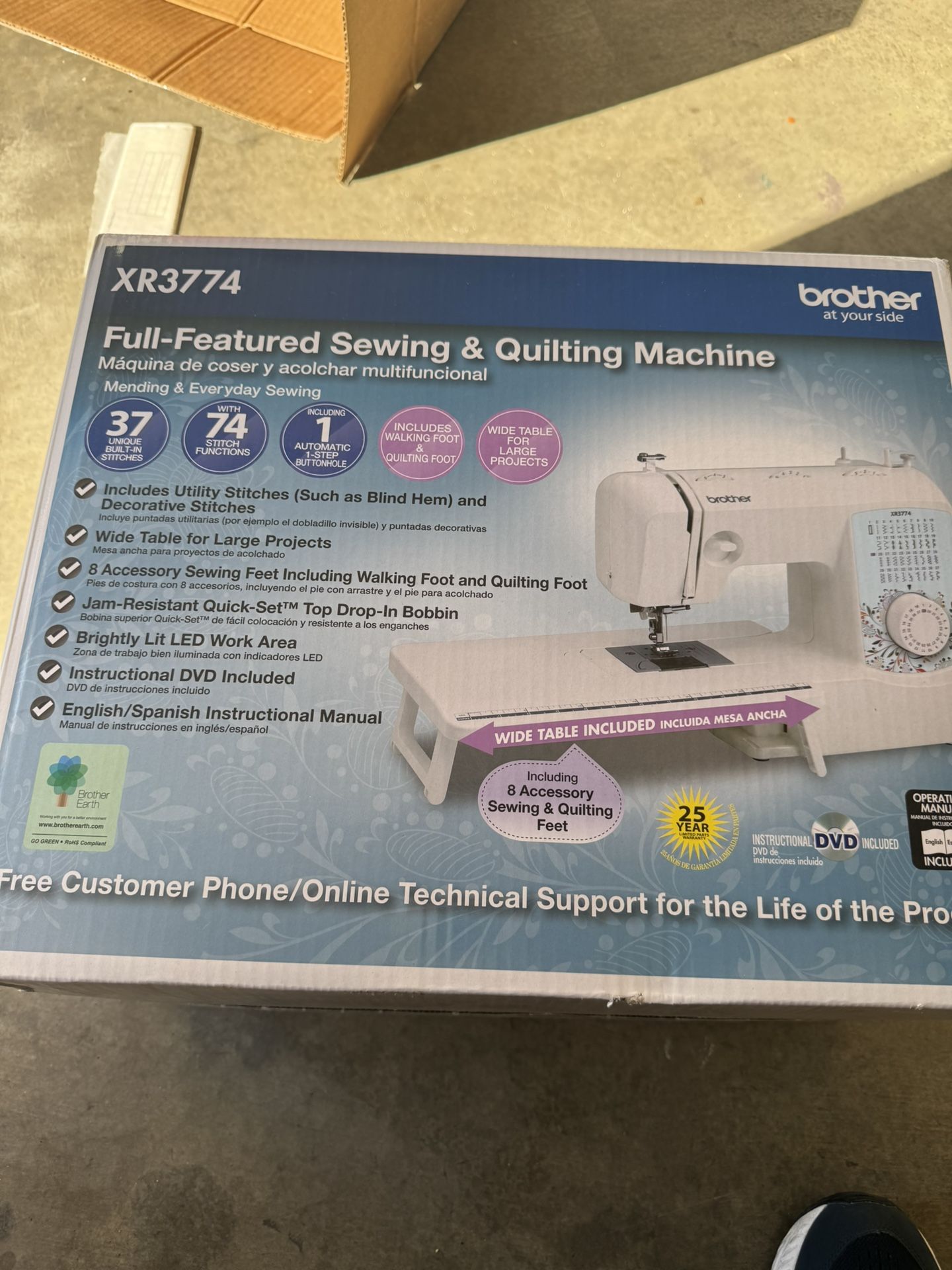 Brother Xr3777 Sewing And Quilting Machine