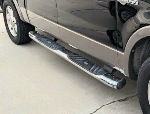 SIDE STEPS Chrome Tube, Ford F-150, SUPER CREW ONLY