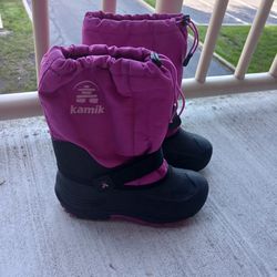 Girls Winter Snow Boots Size 4