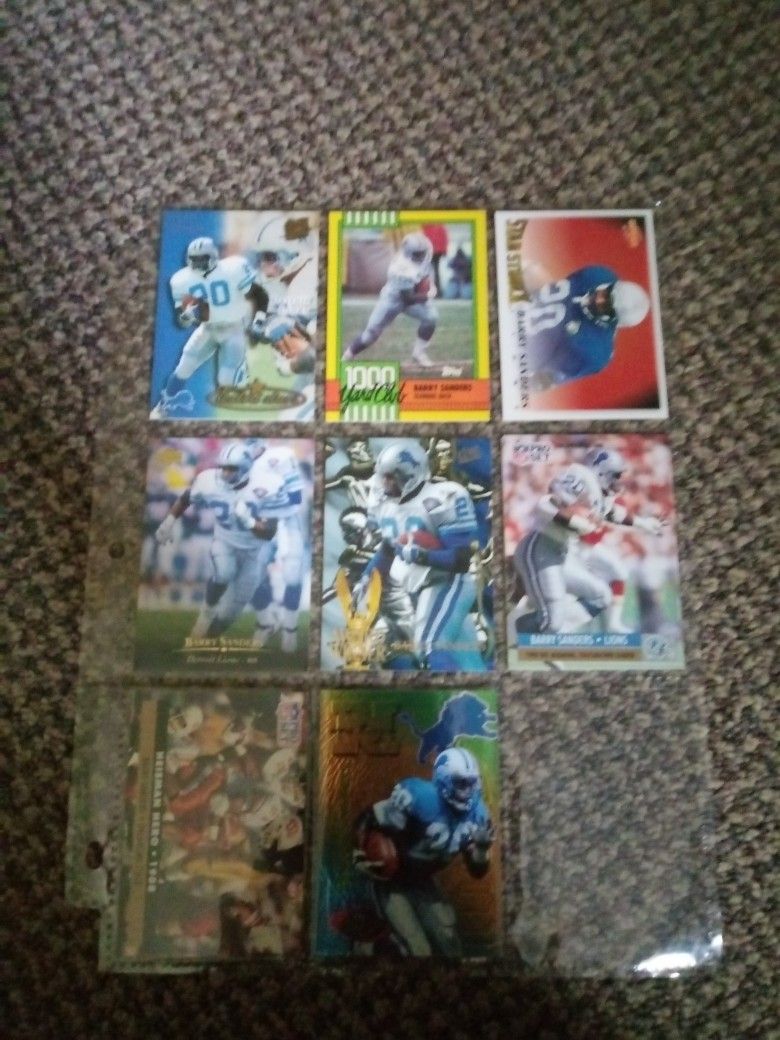 Barry Sanders Cards