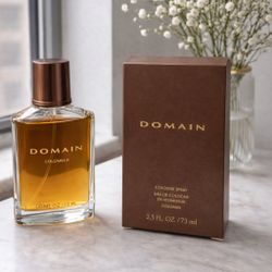 DOMAIN Cologne Spray for Men – Elegant, Long-Lasting Fragrance (2.5 FL OZ / 73 ml) 