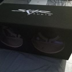 Subwoofer Box For Two 12s Flush Mount