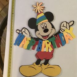 Mickey Mouse Birthday Decor Lot - LOGAN SQUARE $8 Obo