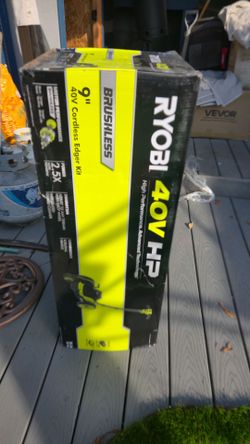 Ryobi 40volt HP cordless EDGER