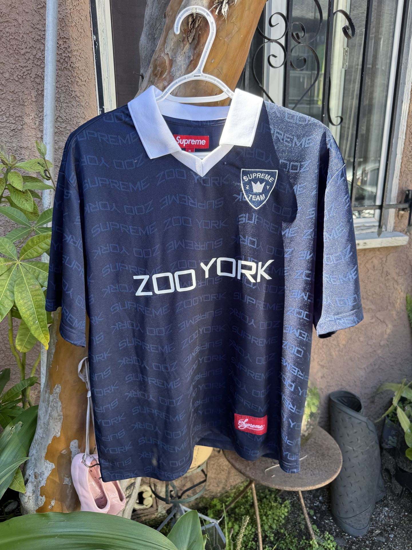 Supreme Zoo York Soccer Jersey Navy Size Medium
