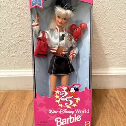 Walt Disney World 25th Anniversary Special Edition Barbie Doll. This doll was released by Mattel in 1996 to commemorate the 25th anniversary of Walt D