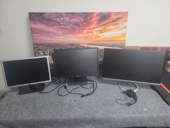 All Three 27", 22", & 19 hdmi monitors