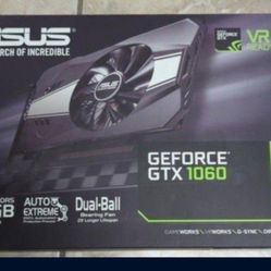 Nvidia  ASUS GTX1060 3G GeForce GTX 1060 3GB VR Ready HDMI DP DVI Graphics Card

