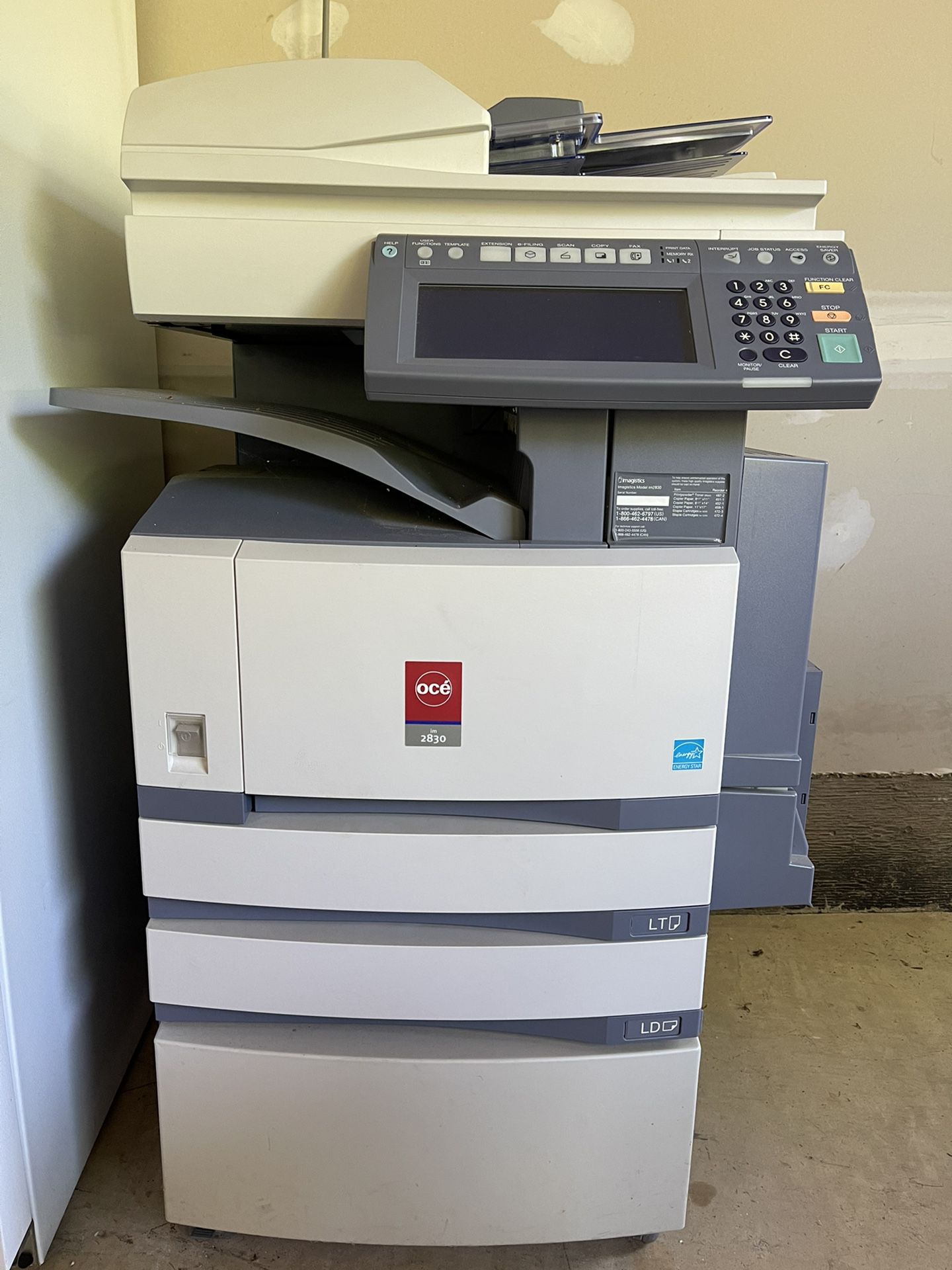 Scanner, Copier, Fax, & e-Filing Machine