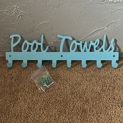 Metal Pool Towels Hanger