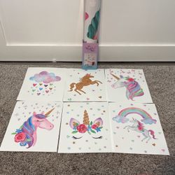 Unicorn Wall Decals And Canvas Prints