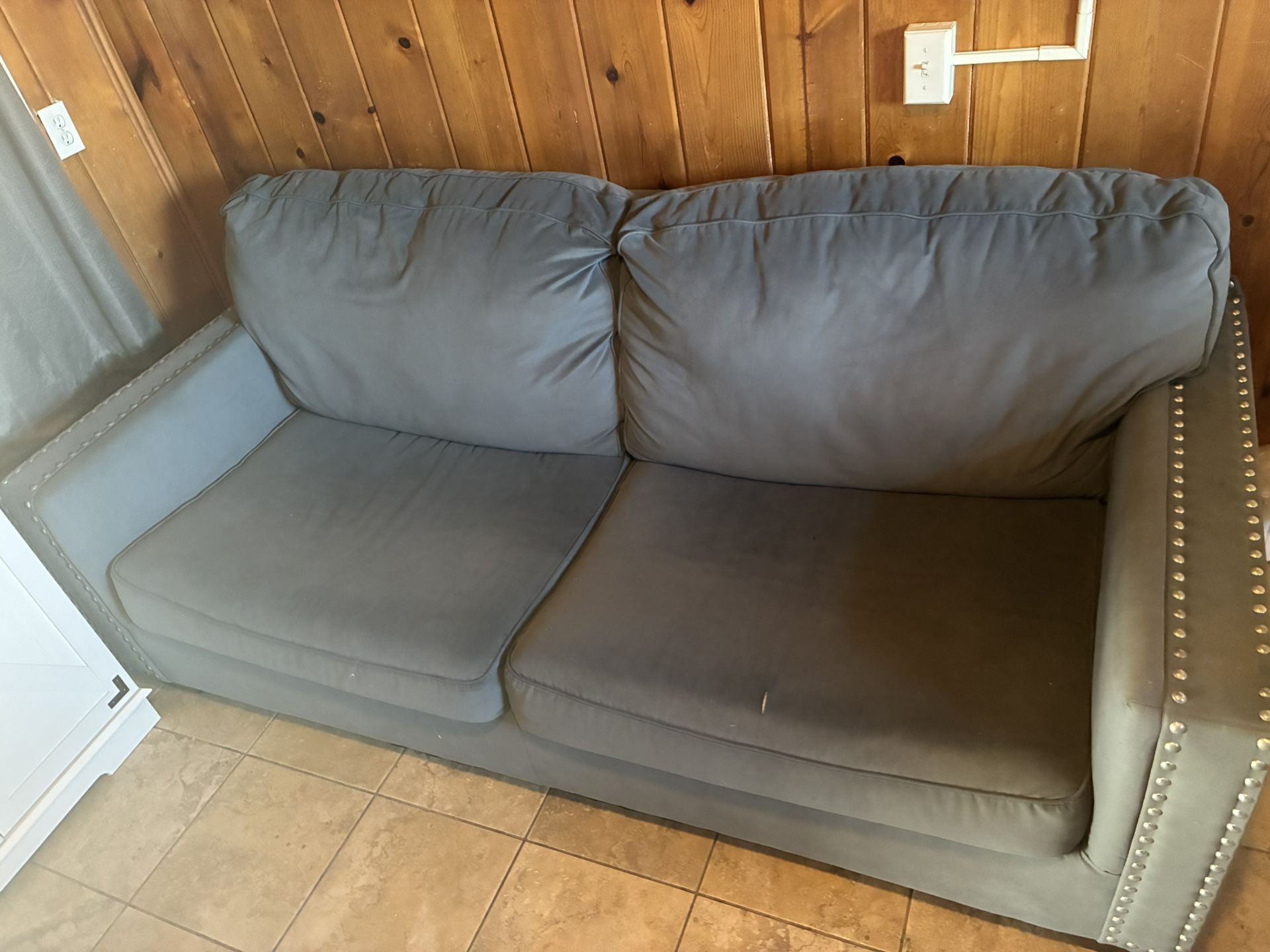 Blue Green Couch