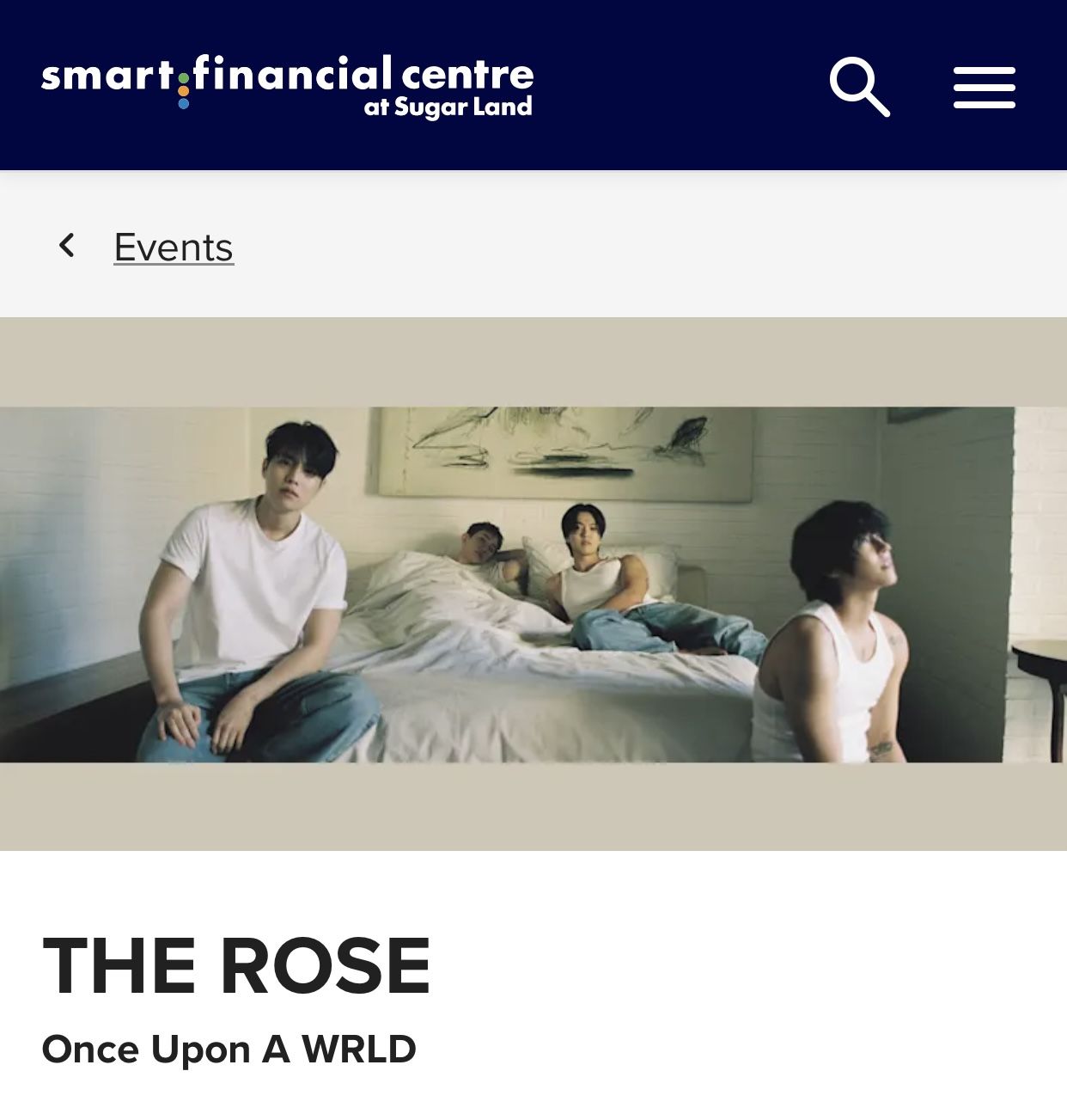 2 Tickets For The Rose: Once Upon A WRLD Tour Smart Financial Centre 7/23