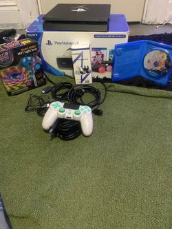 PS4 Slim 500GB + Complete PSVR Bundle. Everything works perfect.