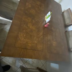 Dining Table 6 Chairs High Table 100