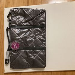Brand new sealed gray Portable tote bag