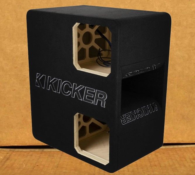 (PRE ORDER) Kicker 49DUL7X12 DUL7X12 Dual SoloX Subwoofer Enclosure Solo X 12