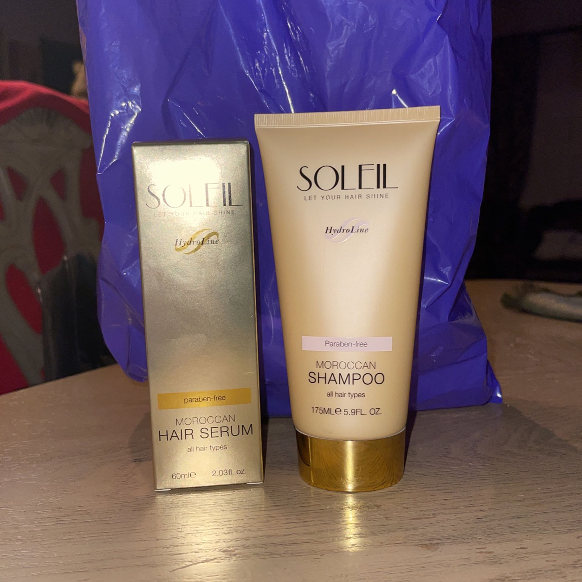 Soleil Hair Serum & Moroccan Shampoo Set See Comment For Pricing for Sale  in Ceres, CA - OfferUp