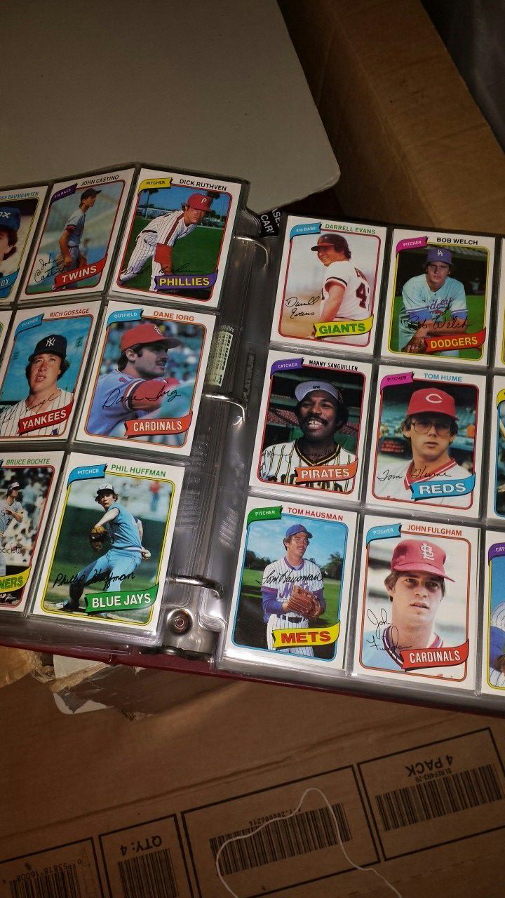 Baseball cards complete sets