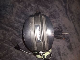 David Clark aviation headsets, commonly used in high-noise environments like aircraft cockpits.