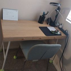 IKEA desk and chair set